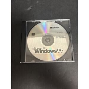 Microsoft Windows 95 PC Software NO KEY INCLUDED 1995 OEM